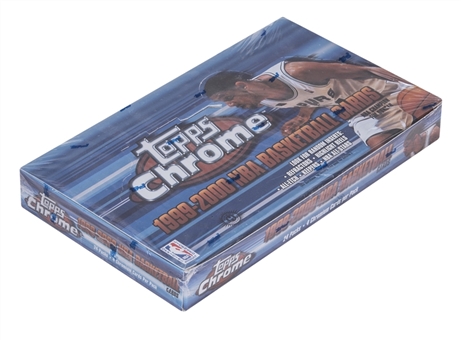 1999-00 Topps Chrome Basketball Unopened Hobby Box (24 Packs)